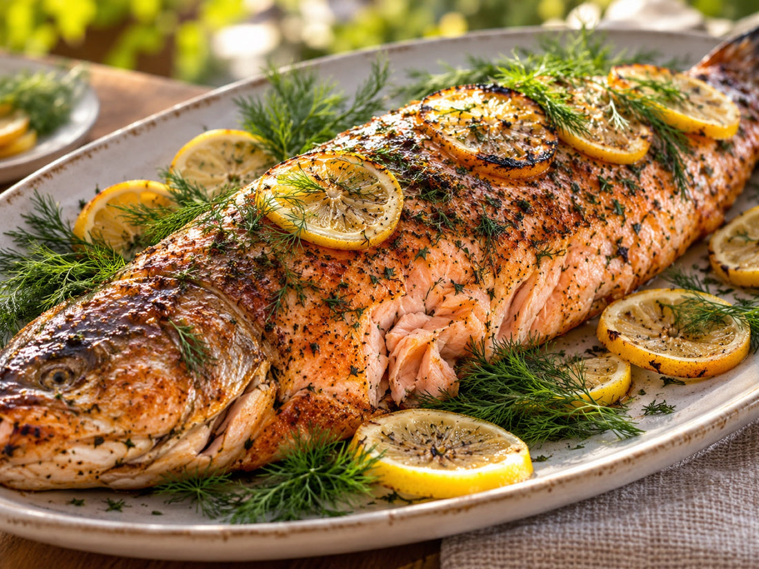 Lemon-Dill Rotisserie Salmon