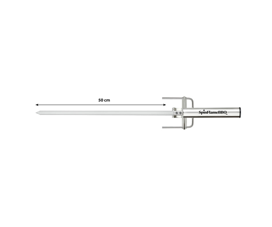 SpinFlameBBQ Flat Centre Rod 50cm