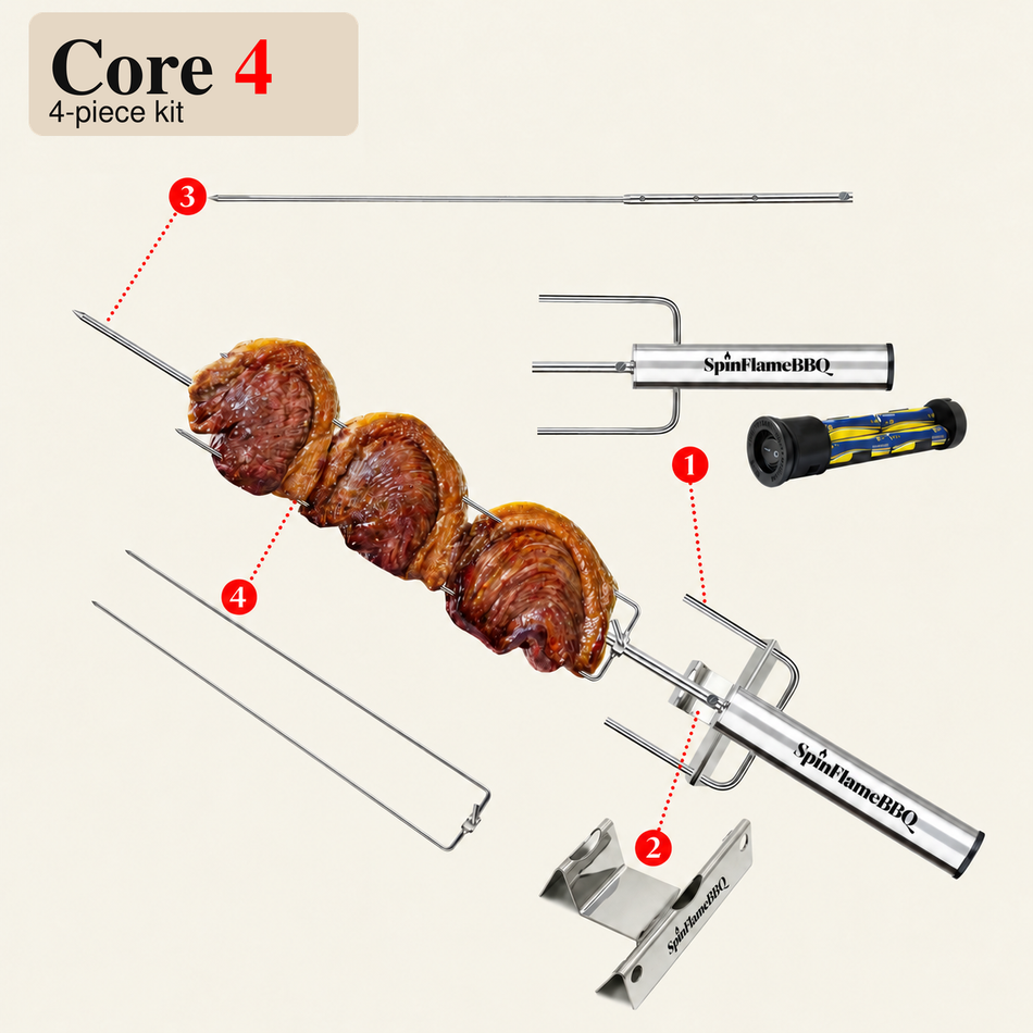 SpinFlameBBQ Rotisserie
